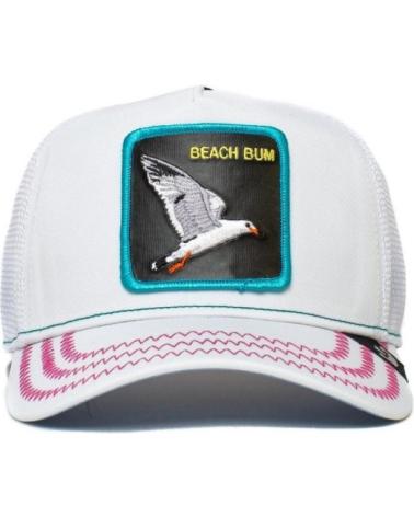 BONÉ TRUCKER GOORIN BROS BEACH BOMBER GAIVOTA BRANCA BLANCO