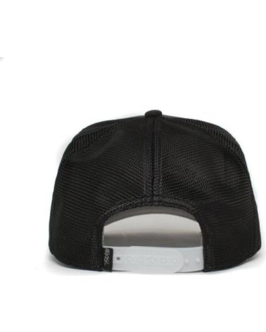 CAPPELLINO TRUCKER GOORIN BROS 'BACK OFF BUZZARD' CON AQUILA RIFLETTENTE GRIGIO E NERO GRIS