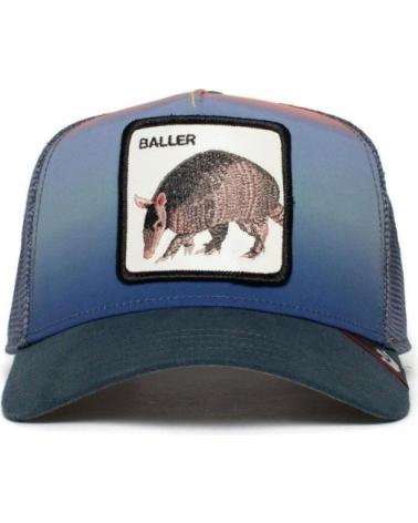 CAPPELLINO TRUCKER RIFLETTENTE GOORIN BROS ARMADILLO 'BALLADILLO' BLU AZUL