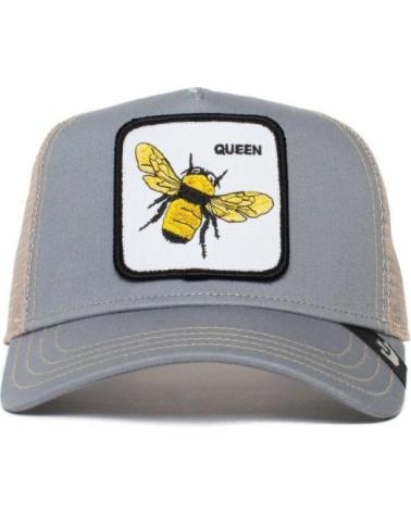 BONÉ TRUCKER GOORIN BROS THE QUEEN BEE ABELHA CINZA GRIS