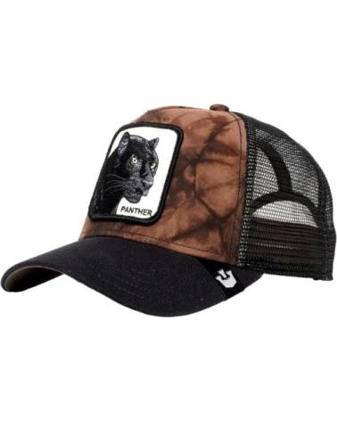 BONÉ TRUCKER GOORIN BROS THE ACID PANTHER TIE-DYE PRETO NEGRO