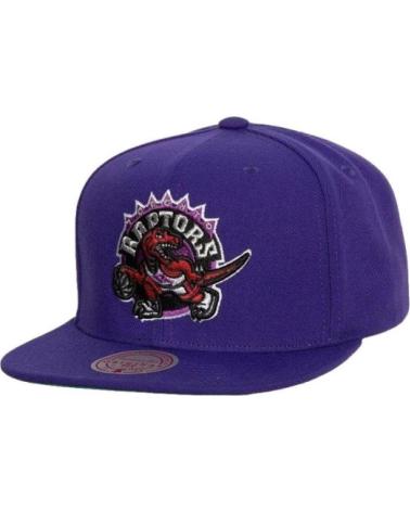 MITCHELL & NESS RAPTORS TEAM GROUND 2.0 PURPLE FITTED CAP MORADO