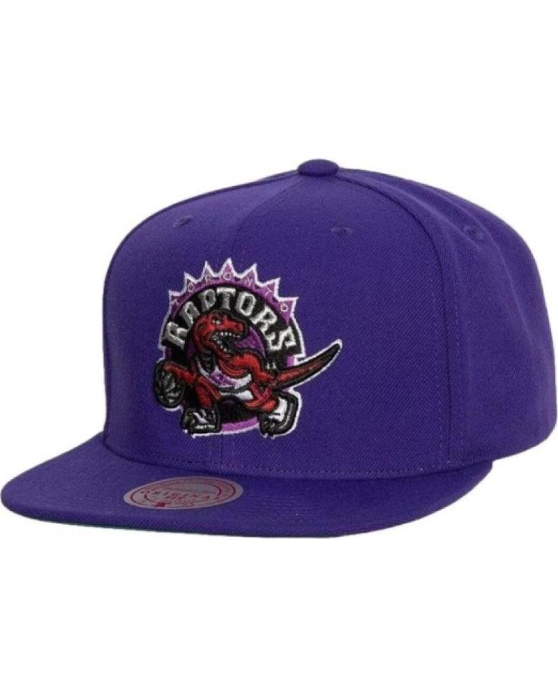 MITCHELL & NESS RAPTORS TEAM GROUND 2.0 PURPLE FITTED CAP MORADO