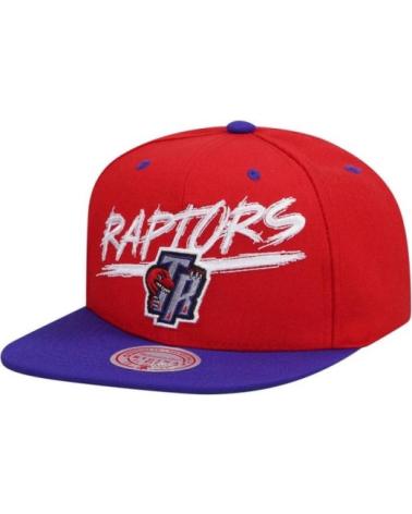 MITCHELL & NESS TORONTO RAPTORS TRANSCRIPT SNAPBACK CAP RED ROJO