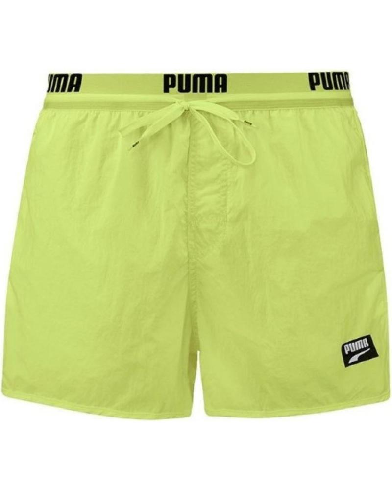 PUMA CALÇÃO DE BANHO TRACK AMARELO CLARO AMARILLO CLARO