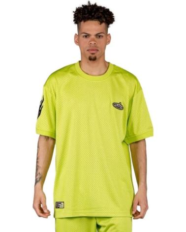 CAMISETA GRIMEY CLOVEN TONGUES MESH FLUOR LIME VERDE