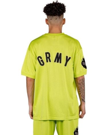 CAMISETA GRIMEY CLOVEN TONGUES MESH FLUOR LIME VERDE