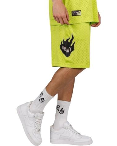 PANTALÓN CORTO GRIMEY CLOVEN TONGUES MESH BASKET VERDE VERDE