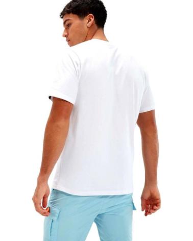 ELLESSE ZULIA T-SHIRT WEISS MIT MEHRFARBIGEM LOGO BLANCO