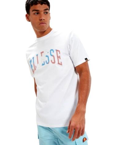 T-SHIRT ELLESSE ZULIA BRANCA COM LOGOTIPO MULTICOLOR BLANCO