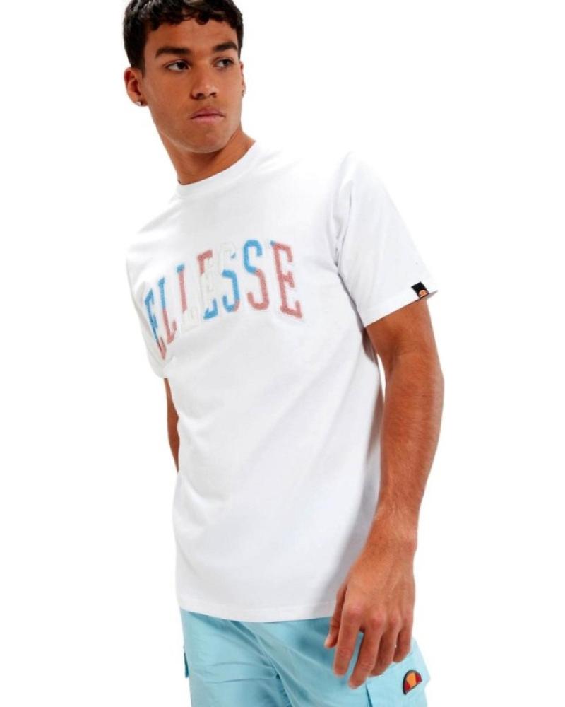 ELLESSE ZULIA T-SHIRT WEISS MIT MEHRFARBIGEM LOGO BLANCO