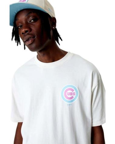 CAMISETA NEW ERA CHICAGO CUBS MLB PASTEL OS BRANCA DE MANGA CURTA BLANCO