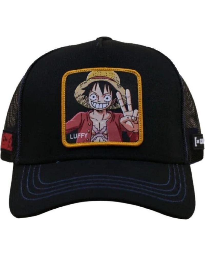CAPPELLINO TRUCKER CAPSLAB ONE PIECE LUFFY LUF1 NERO NEGRO