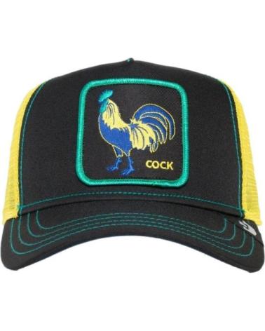 CAPPELLINO TRUCKER GOORIN BROS THE COCK GALLO COLLEZIONE ANIMAL FARM NERO NEGRO