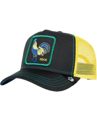 CAPPELLINO TRUCKER GOORIN BROS THE COCK GALLO COLLEZIONE ANIMAL FARM NERO NEGRO