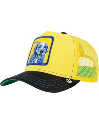 CAPPELLINO TRUCKER GOORIN BROS DOGGY TRIP GIALLO CON PATCH CANE AMARILLO