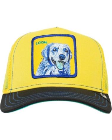 CAPPELLINO TRUCKER GOORIN BROS DOGGY TRIP GIALLO CON PATCH CANE AMARILLO