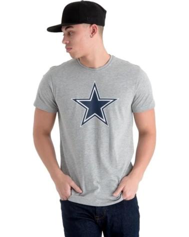 T-SHIRT NEW ERA DALLAS COWBOYS TEAM LOGO GRIS GRIS