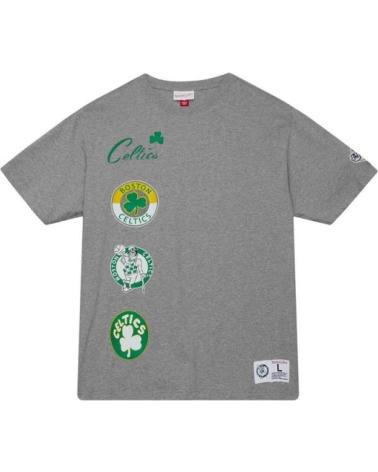 T-SHIRT MITCHELL & NESS BOSTON CELTICS CITY COLLECTION GRIS GRIS