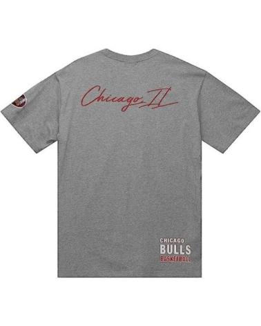 T-SHIRT MITCHELL & NESS CHICAGO BULLS CITY COLLECTION GRIS GRIS
