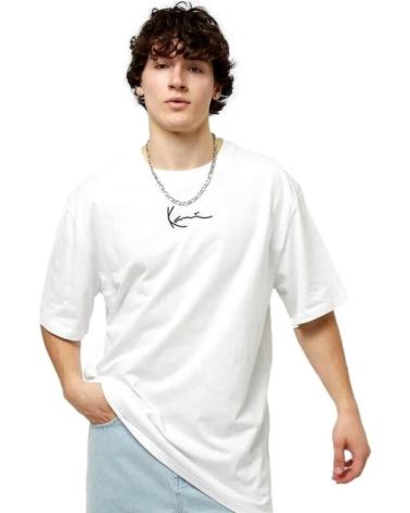 T-SHIRT KARL KANI SMALL SIGNATURE PRINT BRANCA BLANCO