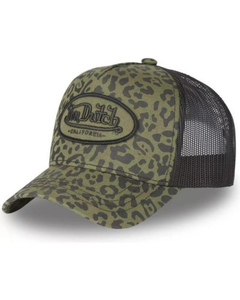 CAPPELLINO TRUCKER VON DUTCH STAMPA ANIMALE VERDE VERDOSO