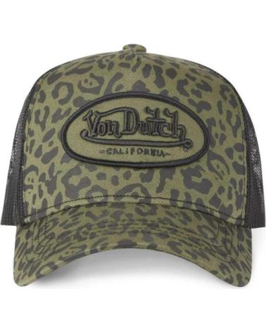 CAPPELLINO TRUCKER VON DUTCH STAMPA ANIMALE VERDE VERDOSO