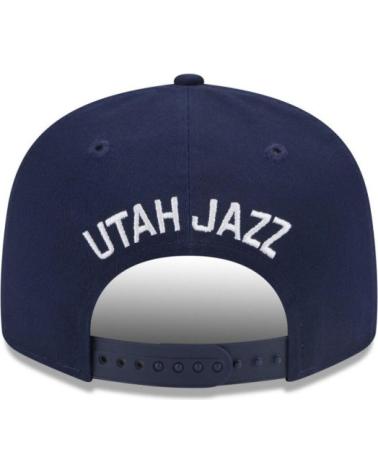 CASQUETTE NEW ERA 9FIFTY UTAH JAZZ NBA PATCH BLEU MARINE OFFICIEL AZUL