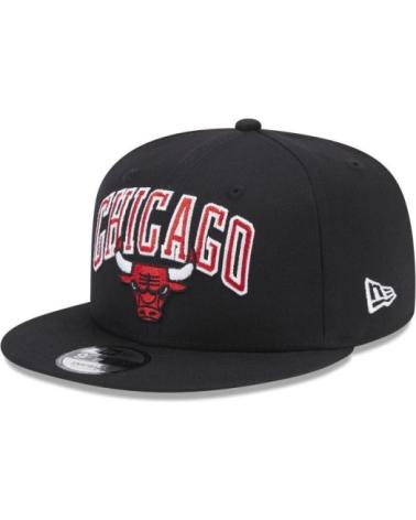 NEW ERA 9FIFTY CHICAGO BULLS NBA PATCH OFFICIAL BLACK CAP NEGRO