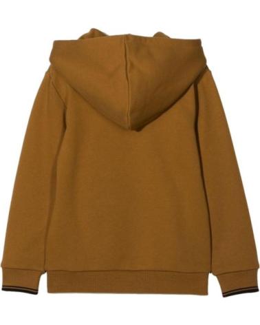 SUDADERA CON CAPUCHA FRED PERRY TIPPED HOODED SWEATSHIRT MARRÓN MARRóN