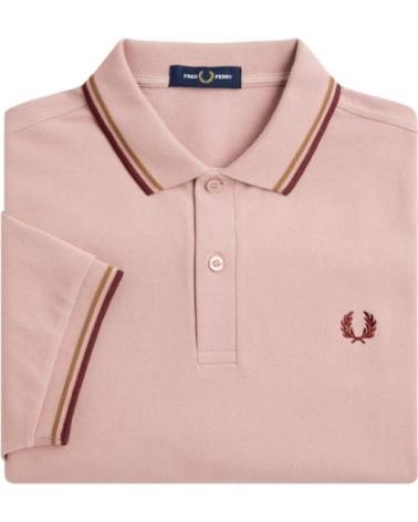 POLO FRED PERRY TWIN TIPPED SHIRT S51 ROSE ROSA