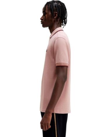 POLO FRED PERRY TWIN TIPPED SHIRT S51 ROSE ROSA