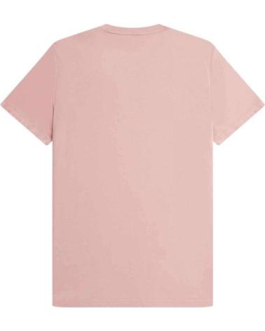 T-SHIRT FRED PERRY CHALKY EMBROIDERED ROSE ROSA