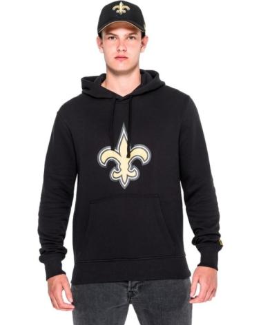 SUDADERA CON CAPUCHA NEW ERA NEW ORLEANS SAINTS TEAM LOGO NEGRA NEOSAI NEGRO