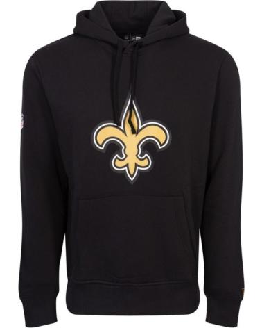 NEW ERA NEW ORLEANS SAINTS TEAM LOGO BLACK HOODIE NEOSAI NEGRO