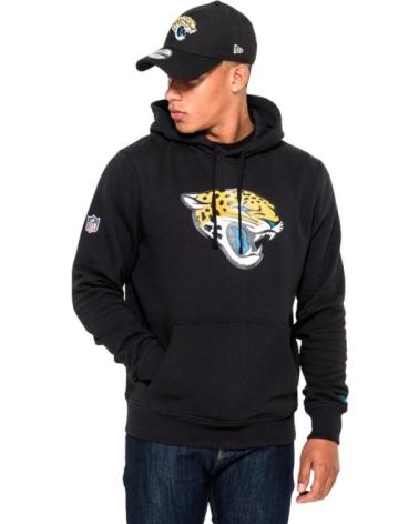 SUDADERA CON CAPUCHA NEW ERA JACKSONVILLE JAGUARS TEAM LOGO PO HOODY NEGRA NEGRO