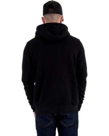 SUDADERA CON CAPUCHA NEW ERA TORONTO RAPTORS TEAM LOGO PO HOODY NEGRA NEGRO
