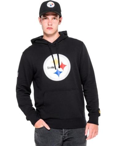 NEW ERA PITTSBURGH STEELERS TEAM LOGO PO HOODY KAPUZENPULLOVER SCHWARZ NEGRO