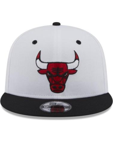 NEW ERA 9FIFTY CHICAGO BULLS WHITE CROWN WHITE CAP WITH PATCH BLANCO