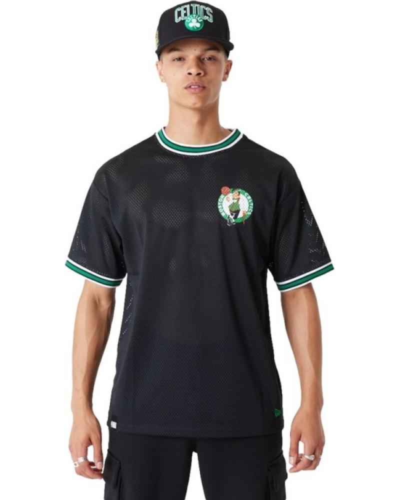 T-SHIRT NEW ERA NBA CELTICS OS MESH TEE BOSCEL PRETO UNISSEX NEGRO