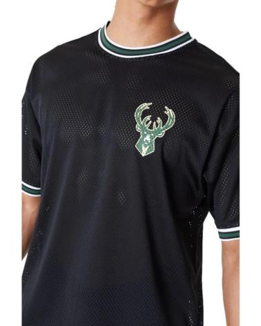 T-SHIRT NEW ERA NBA BUCKS OS MESH TEE MILBUC NOIR UNISEXE NEGRO
