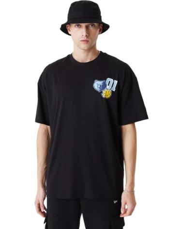 NEW ERA T-SHIRT UNISEXE MEMPHIS GRIZZLIES ARCH WORDMARK OS TEE NOIR NEGRO