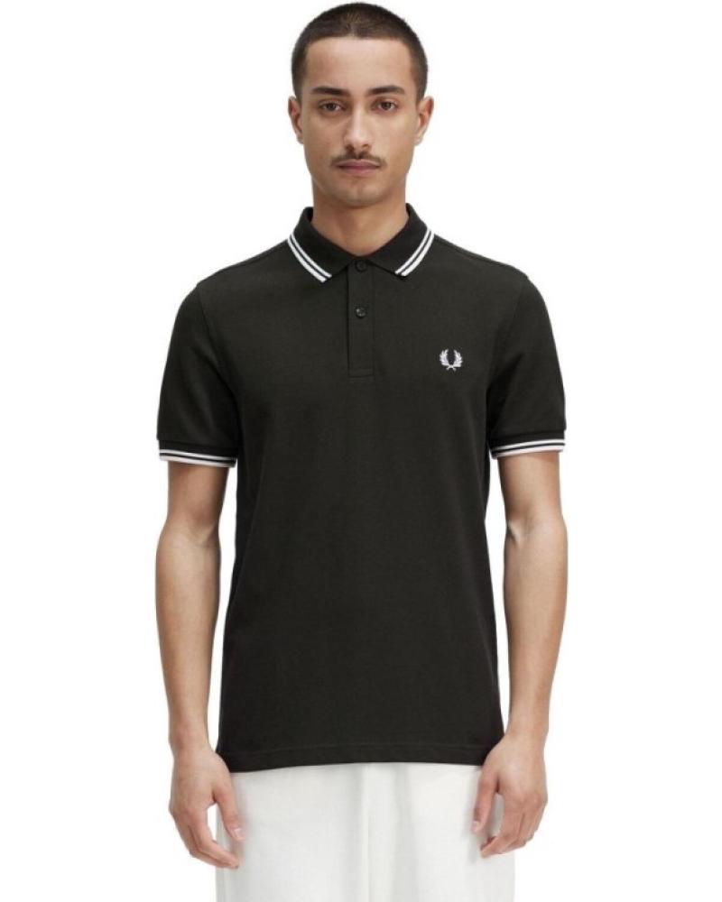 POLO FRED PERRY TWIN TIPPED SHIRT T50 VERDE VERDOSO