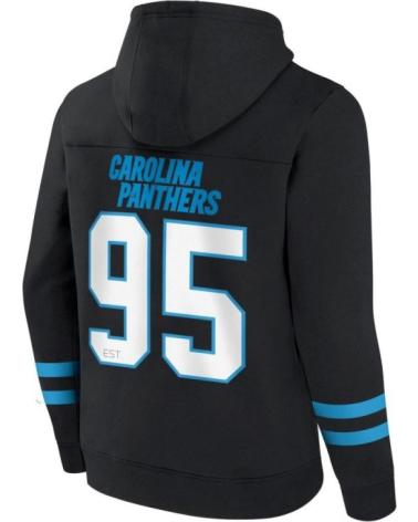SUDADERA CON CAPUCHA FANATICS PANTHERS FRANCHISE PULLOVER HOODIE NEGRA NEGRO