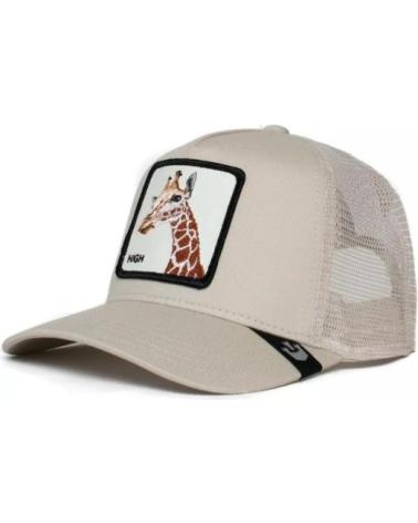 BONÉ TRUCKER GOORIN BROS HIGH TRUCKIN' GIRAFA BEGE BEIGE
