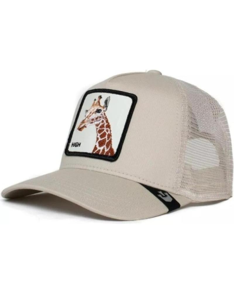 BONÉ TRUCKER GOORIN BROS HIGH TRUCKIN' GIRAFA BEGE BEIGE