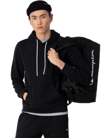 SUDADERA CON CAPUCHA CHAMPION SMALL TEXTED LOGO NEGRA NEGRO