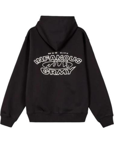 GRIMEY SUDADERA CON CAPUCHA THE CONNOISSEUR HEAVYWEIGHT NEGRA NEGRO
