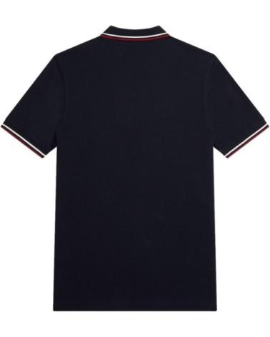 POLO FRED PERRY TWIN TIPPED T55 MARINE MARINO