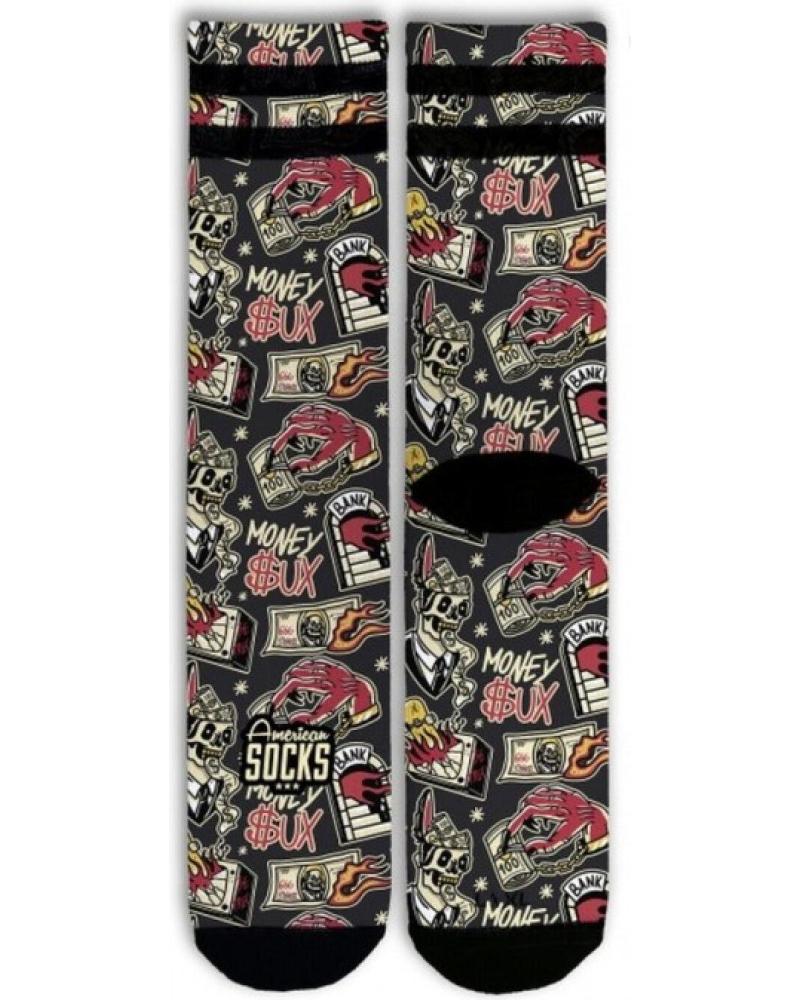 AMERICAN SOCKS SOCKEN MONEY SUCKS MID HIGH MEHRFARBIG MULTICOLOR